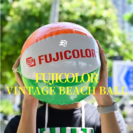 富士軟片 FUJICOLOR 沙灘排球 Vintage Fujicolor Beach Ball filminglab beach ball